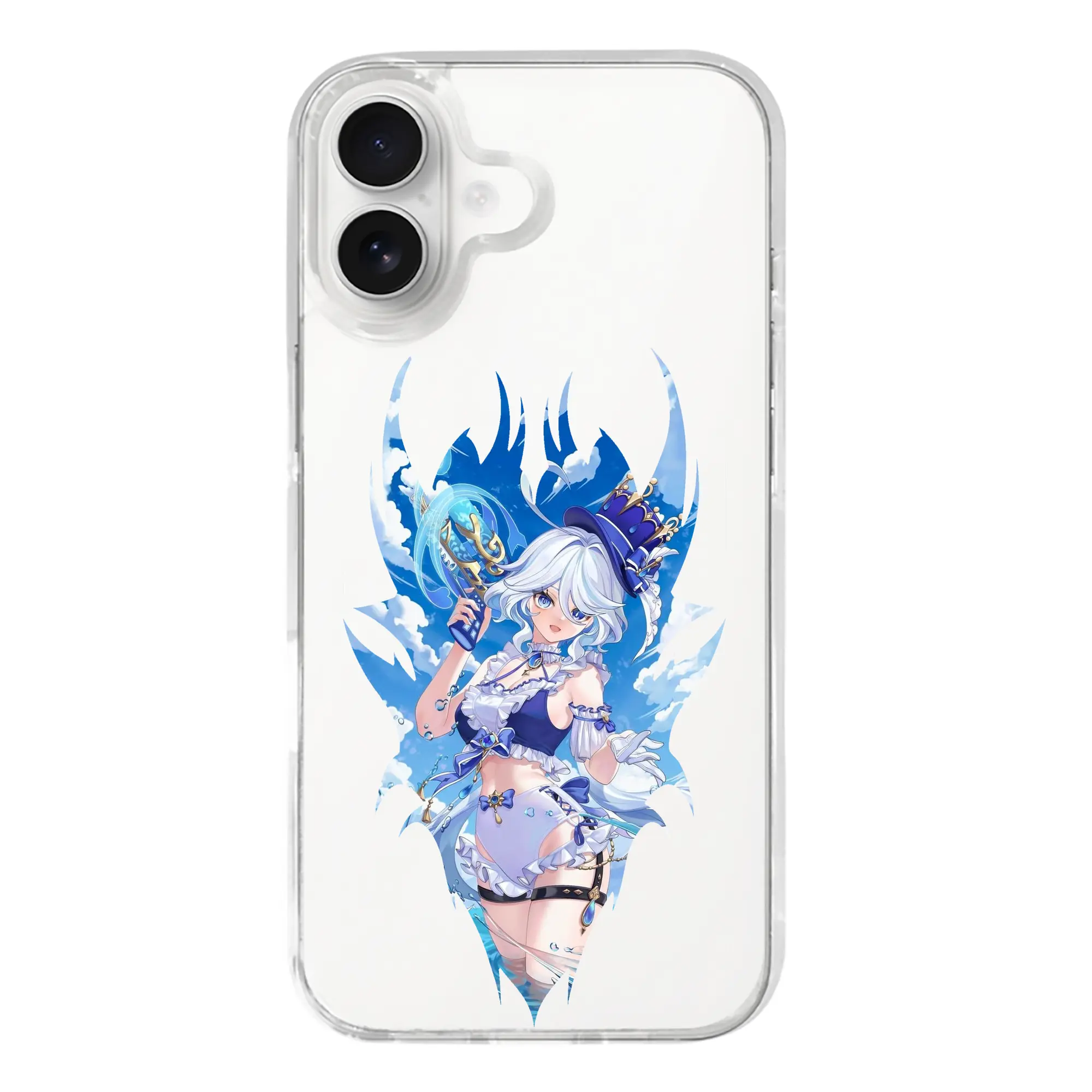 原 神 グッズ フリーナ - iPhone 17シリーズ 透明スマホケース – 薄型・耐衝撃・精密フィット保護カバー